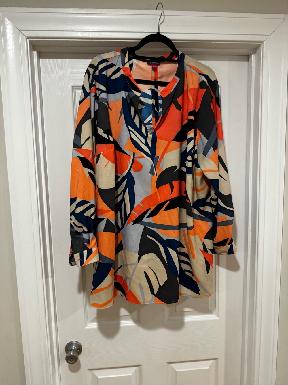 Vince Camuto Geometric Print Tunic